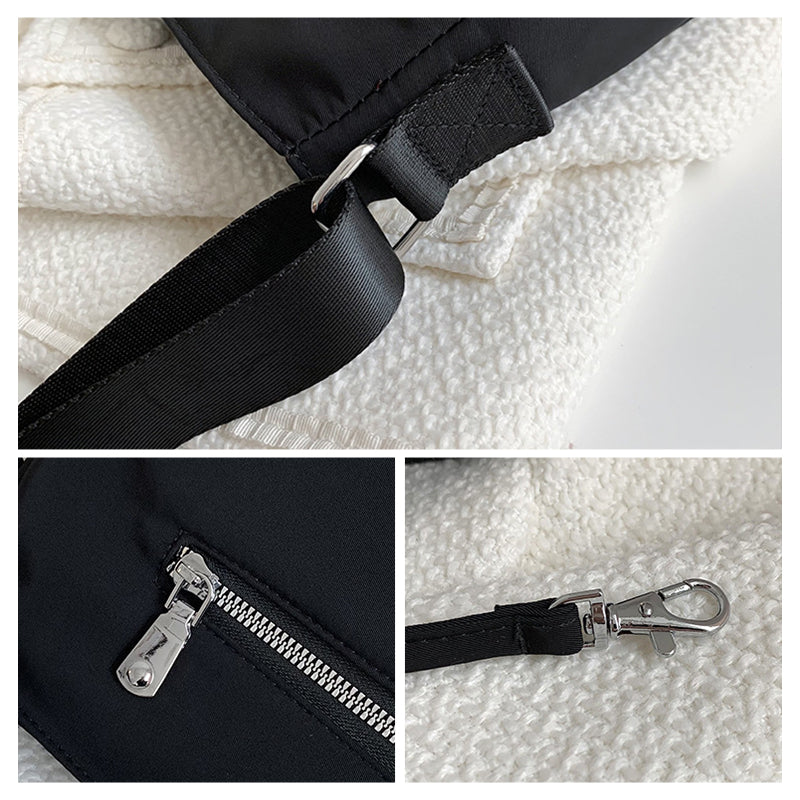 Klassische Umhängetasche aus massivem Nylon