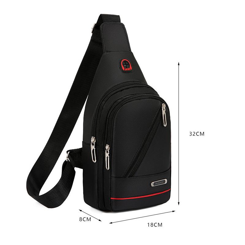 Einfache lässige wasserdichte Sport Brusttasche