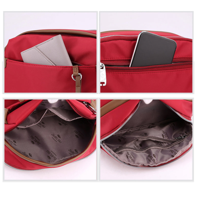 Damen leichte kleine Umhängetasche und Handtasche aus Nylon
