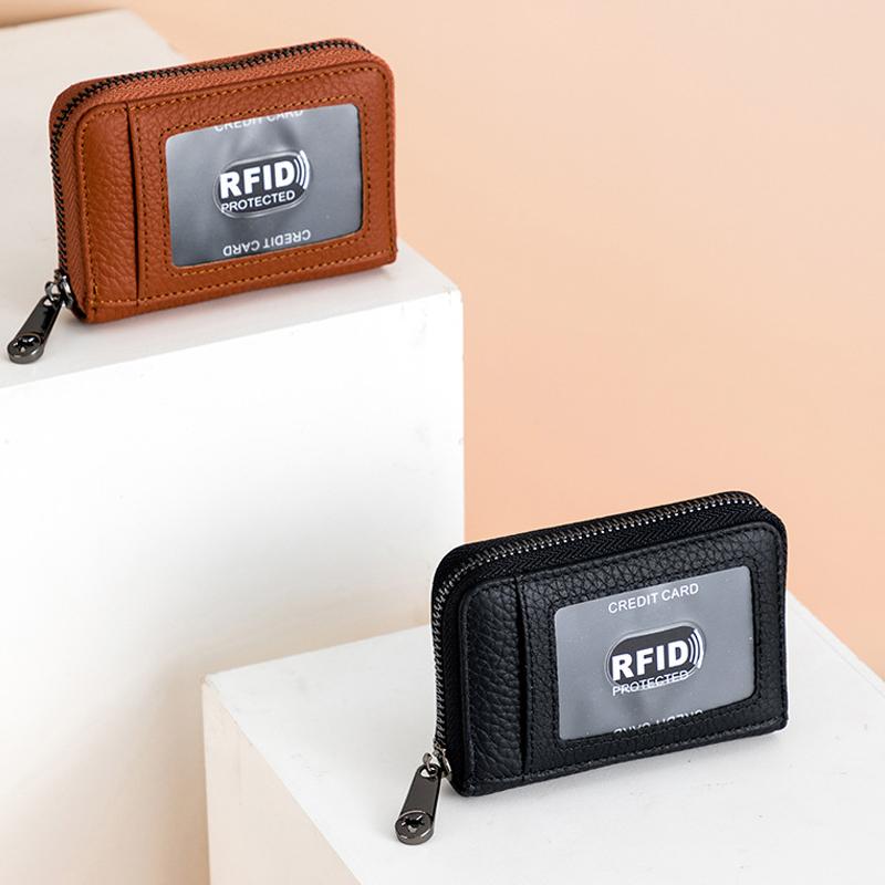 RFID Kleines Geldbörse mit Reißverschluss