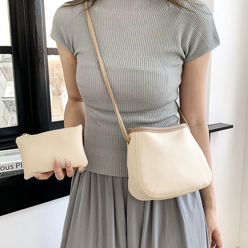Einfache Crossbody-Umhängetasche