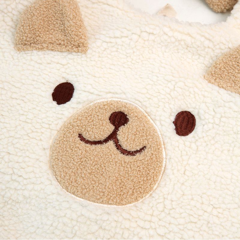 Flauschige Welpentasche