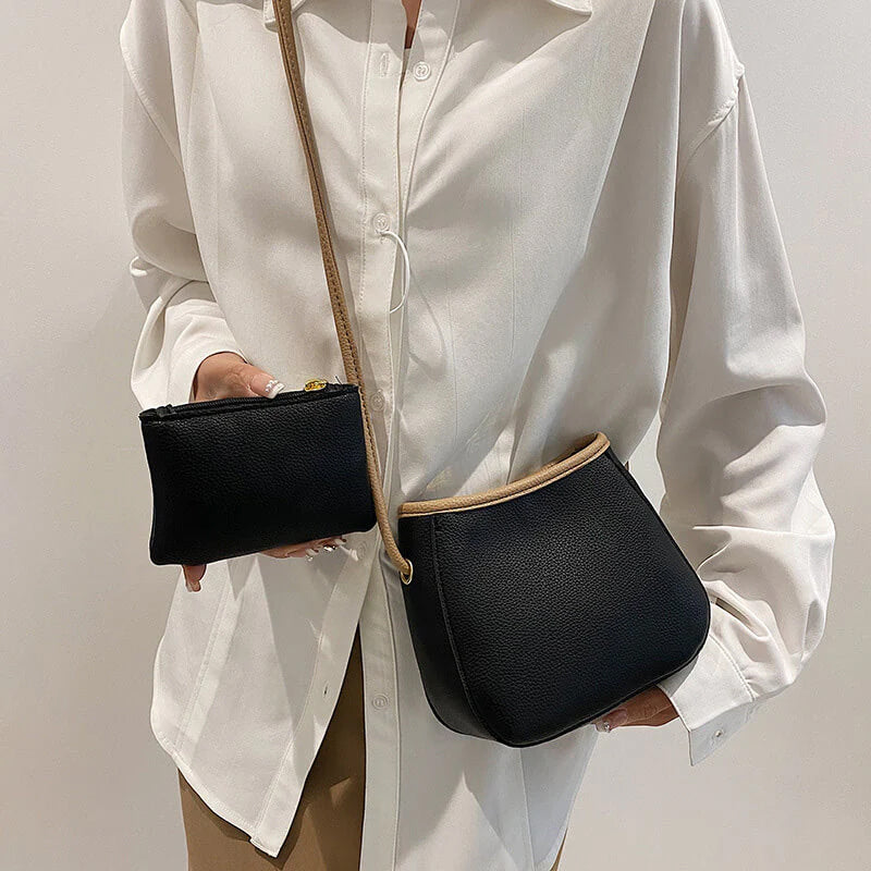 Einfache Crossbody-Umhängetasche