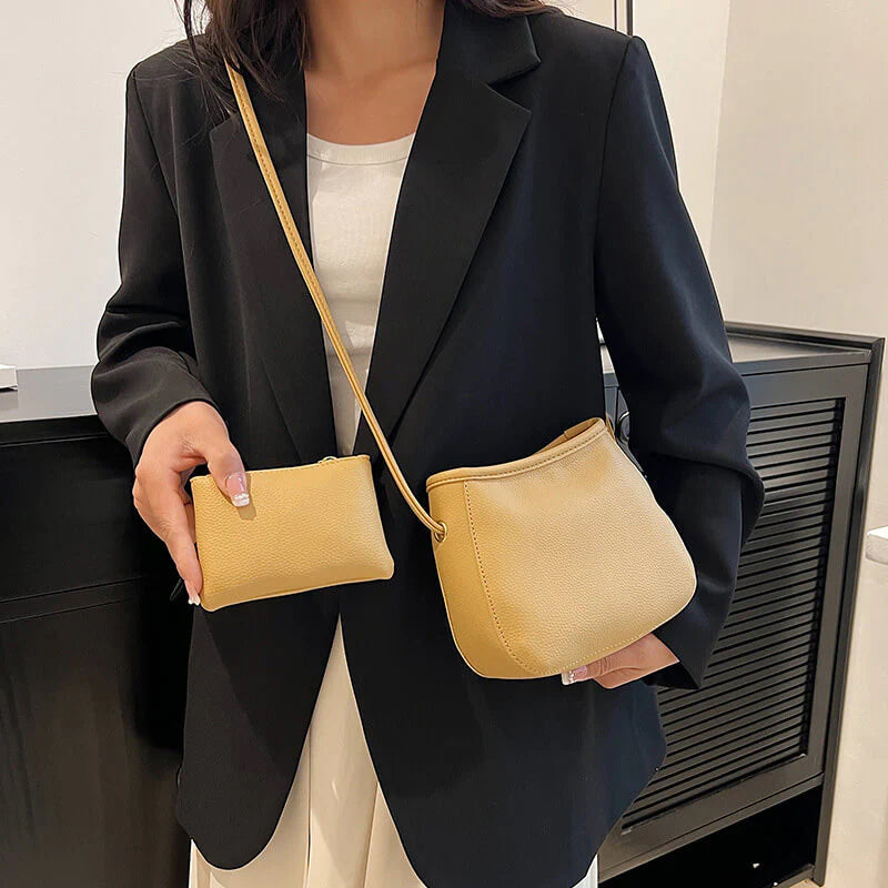 Einfache Crossbody-Umhängetasche