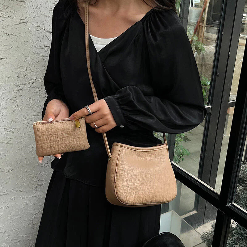 Einfache Crossbody-Umhängetasche