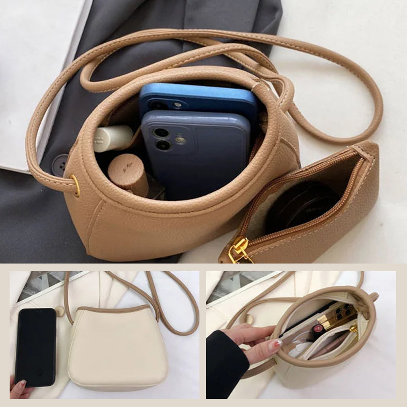 Einfache Crossbody-Umhängetasche