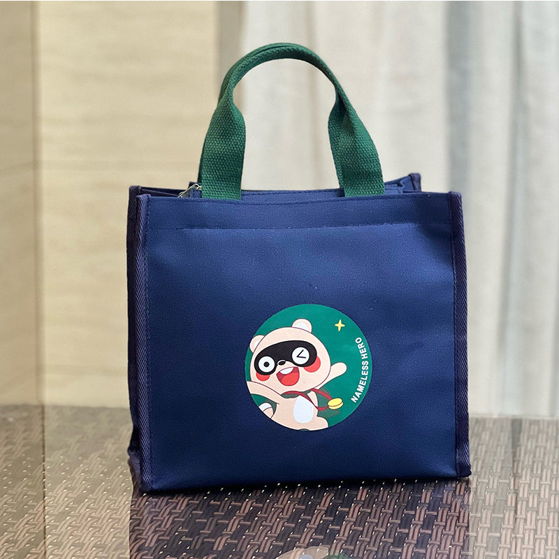 Niedliche Bären Lunchtasche aus Segeltuch