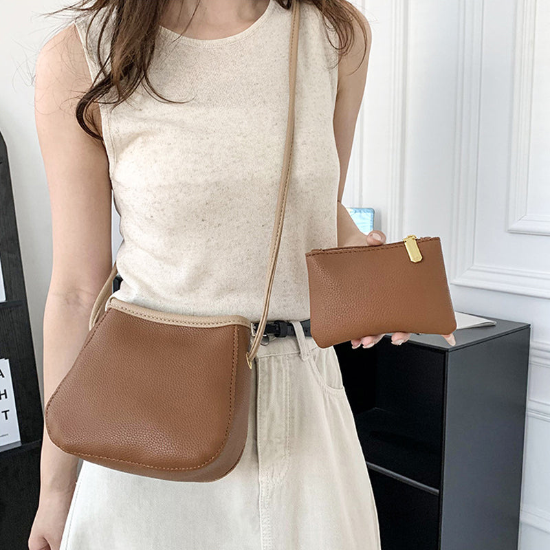 Einfache Crossbody-Umhängetasche