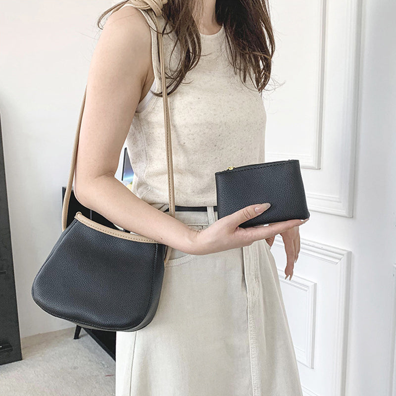 Einfache Crossbody-Umhängetasche