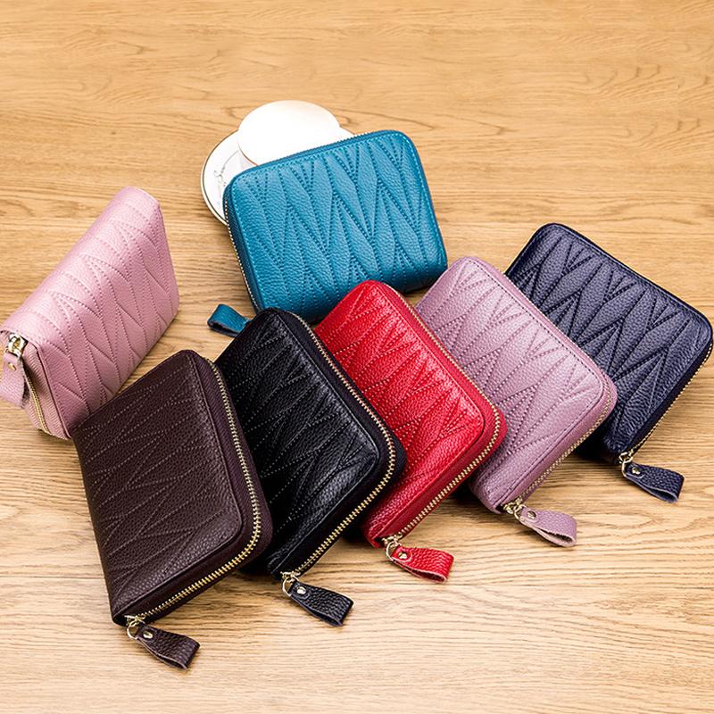 Damen Exquisite Geldbörse Aus Edlem Leder