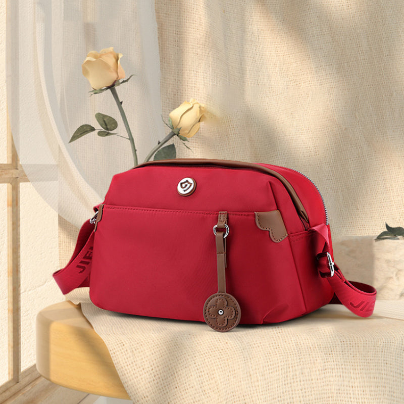 Damen leichte kleine Umhängetasche und Handtasche aus Nylon