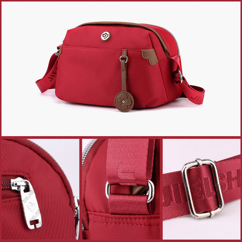 Damen leichte kleine Umhängetasche und Handtasche aus Nylon