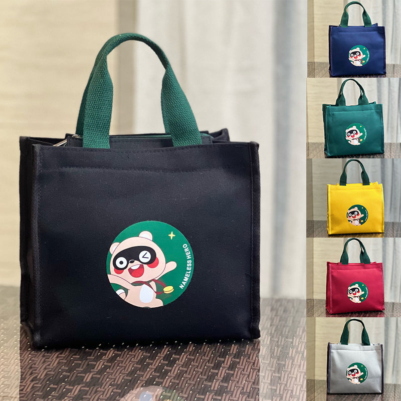 Niedliche Bären Lunchtasche aus Segeltuch