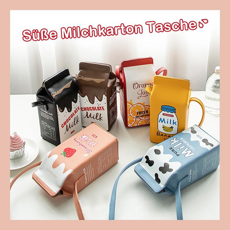Süße Milchkarton Umhängetasche / Handytasche