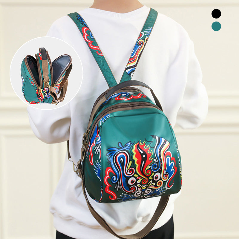 Nylonrucksack im ethnischen Stil