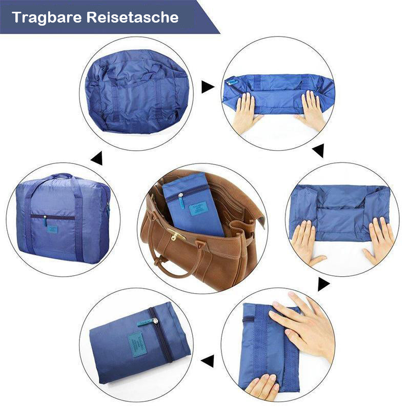 Faltbare Wasserdichte Reisetasche Aus Nylon Mit Großer Kapazität