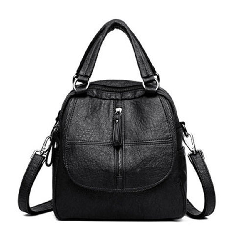 Damen Modische Multifunktionale Rucksack Umhängetasche Handtasche