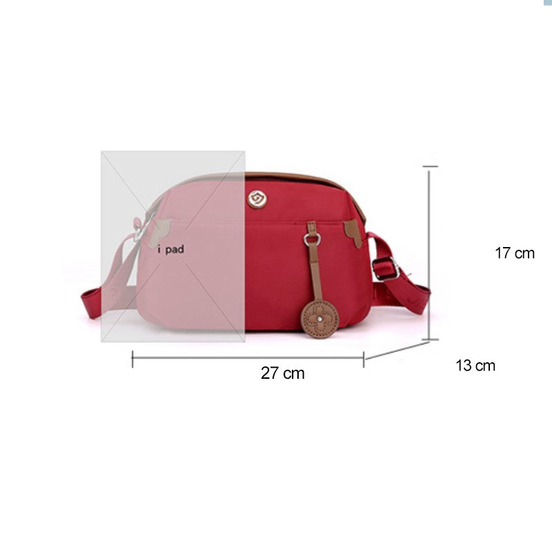 Damen leichte kleine Umhängetasche und Handtasche aus Nylon