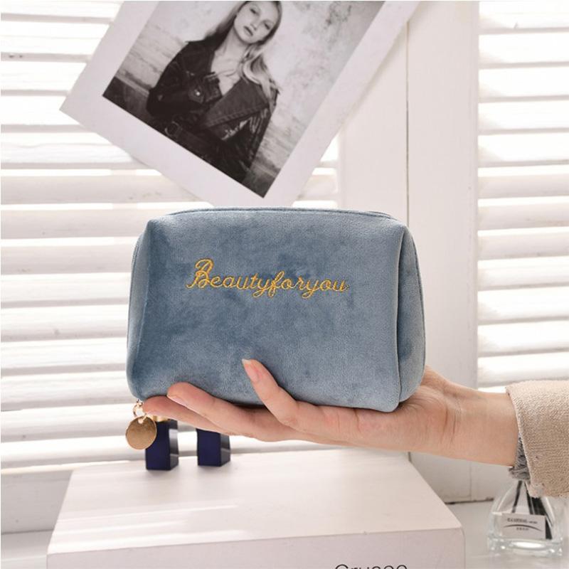 Kosmetiktasche Aus Flanell