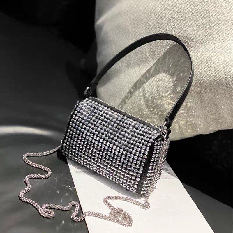 Handtasche Mit Strasssteinen