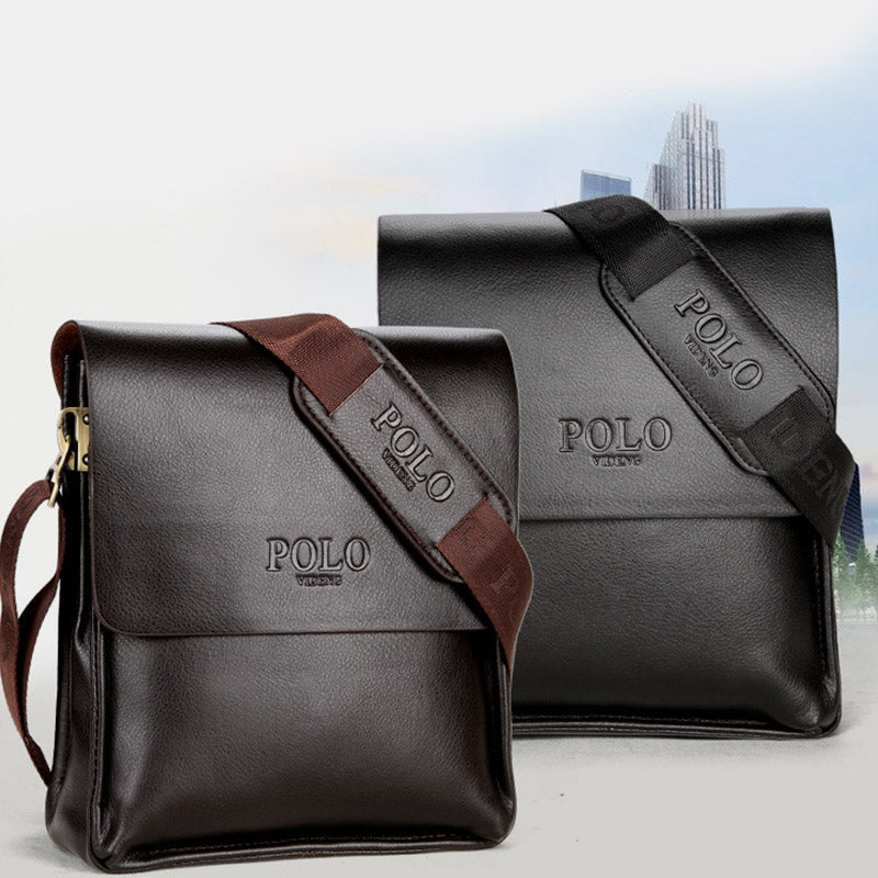 Klassische Umhängetasche mit mehreren Taschen