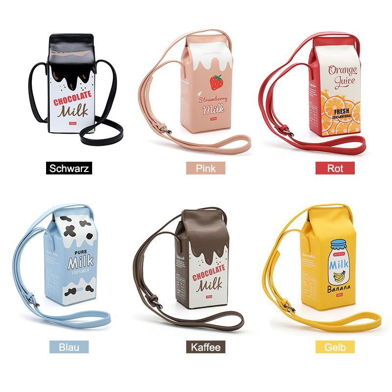 Süße Milchkarton Umhängetasche / Handytasche