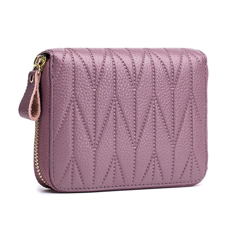 Damen Exquisite Geldbörse Aus Edlem Leder