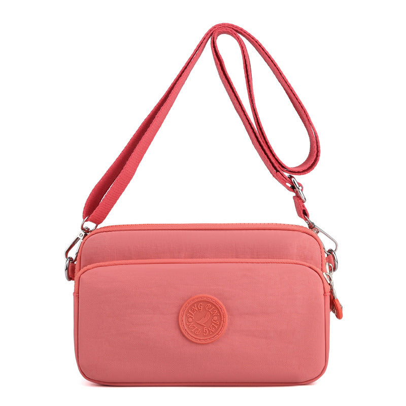 Damen leichte funktionelle Umhängetasche mit mehreren Taschen