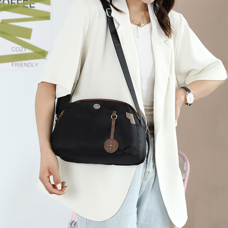 Damen leichte kleine Umhängetasche und Handtasche aus Nylon