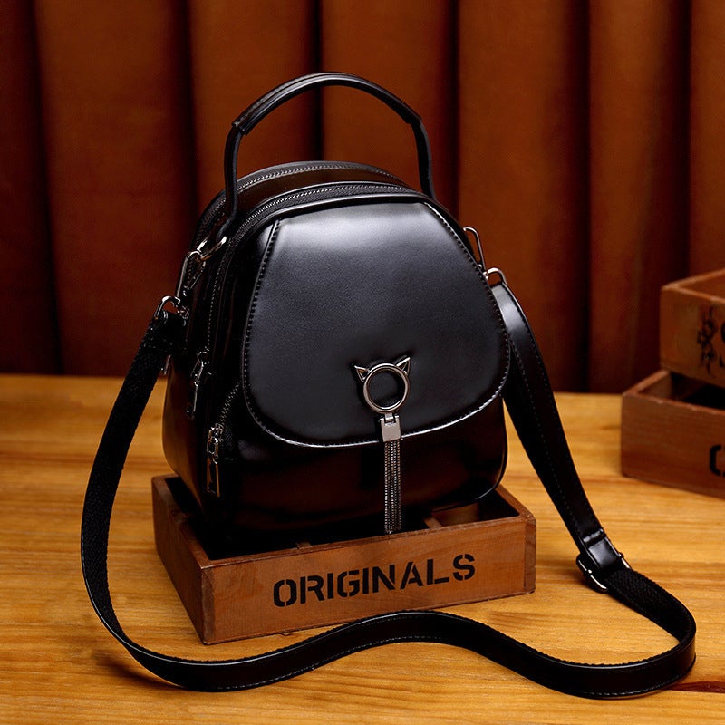 Damen Multifunktionaler Modischer Rucksack aus Leder