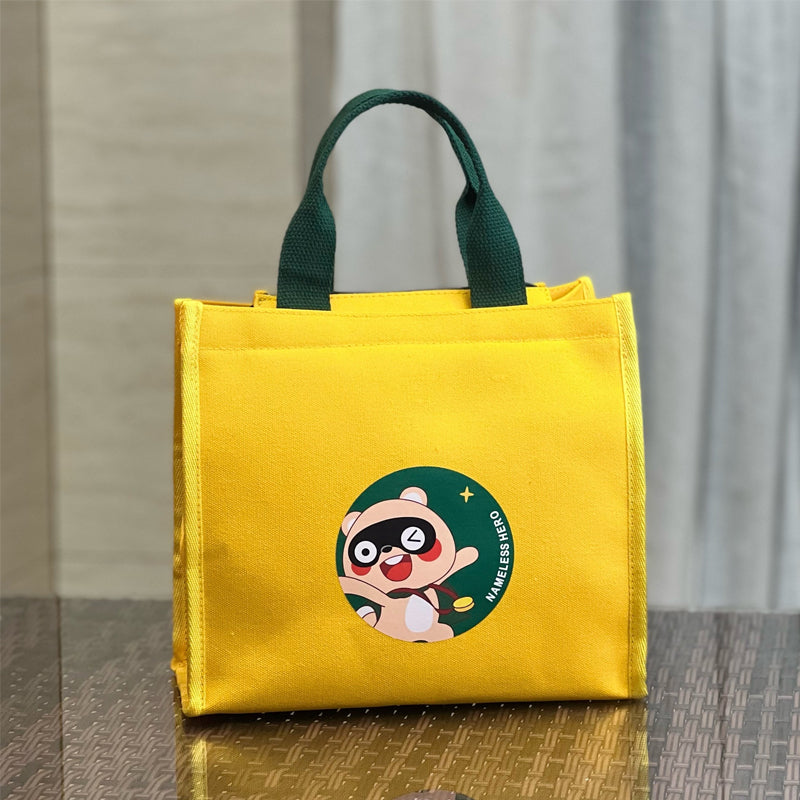 Niedliche Bären Lunchtasche aus Segeltuch