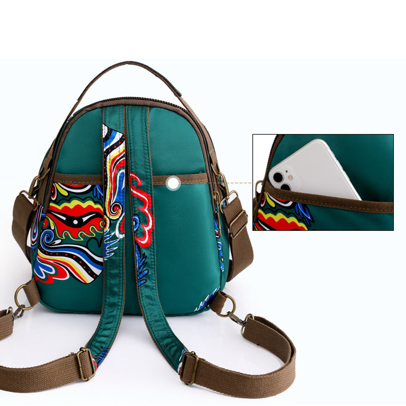Nylonrucksack im ethnischen Stil