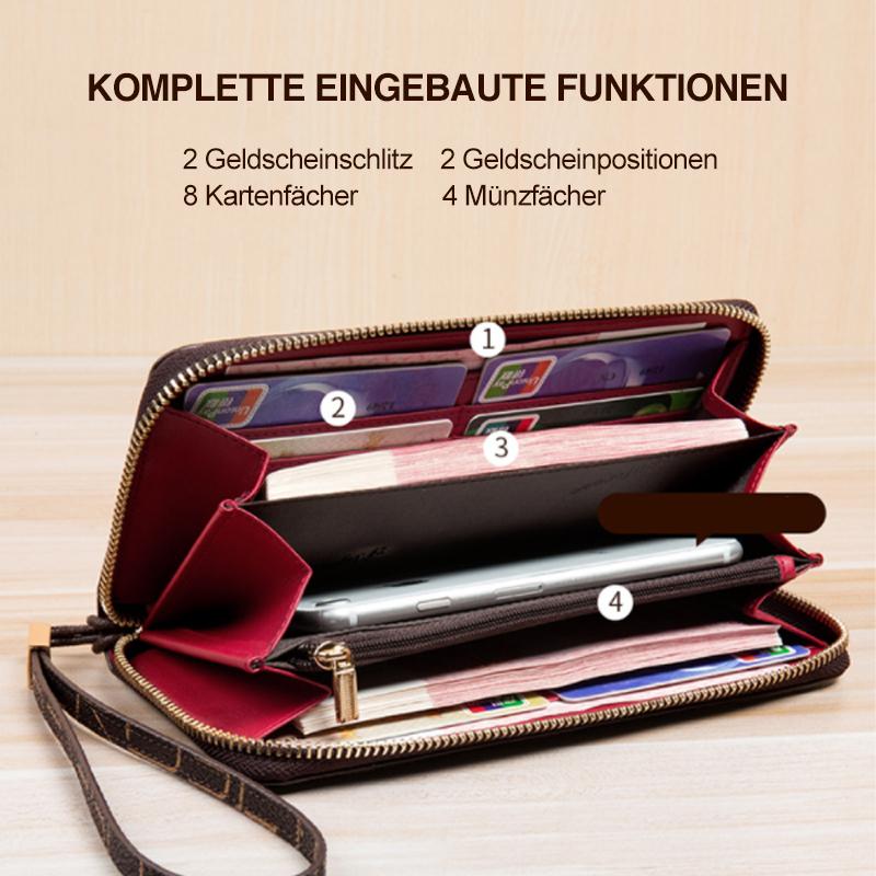 Damen modische Lange Brieftasche