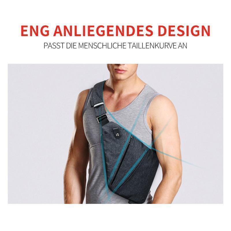 Persönliche Tasche，die kann in der Kleidung versteckt werden