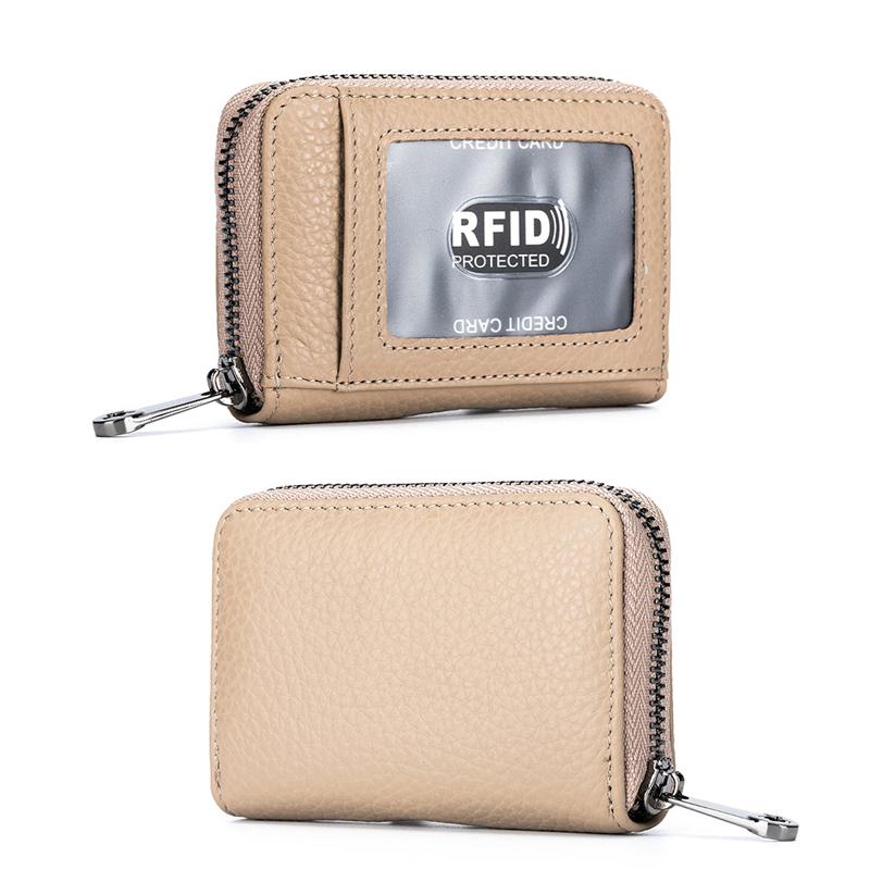 RFID Kleines Geldbörse mit Reißverschluss