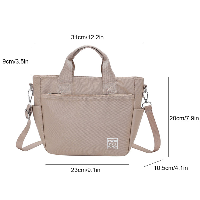 Leichte Schultertasche aus Nylon
