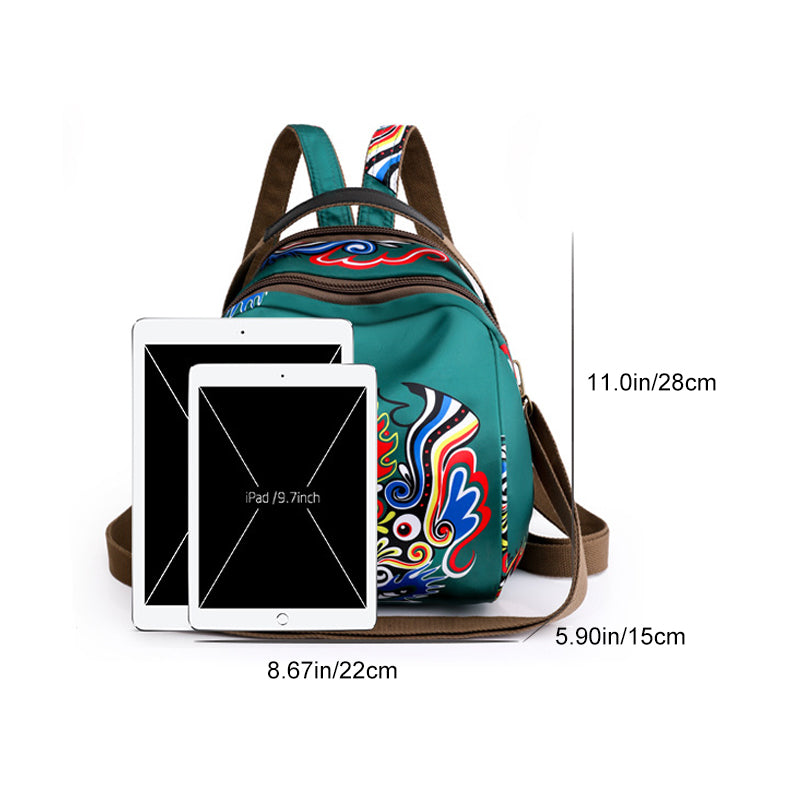 Nylonrucksack im ethnischen Stil