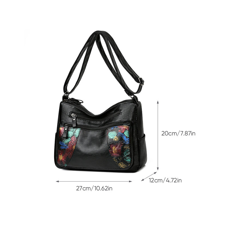 Bedruckte Schultertasche für Damen
