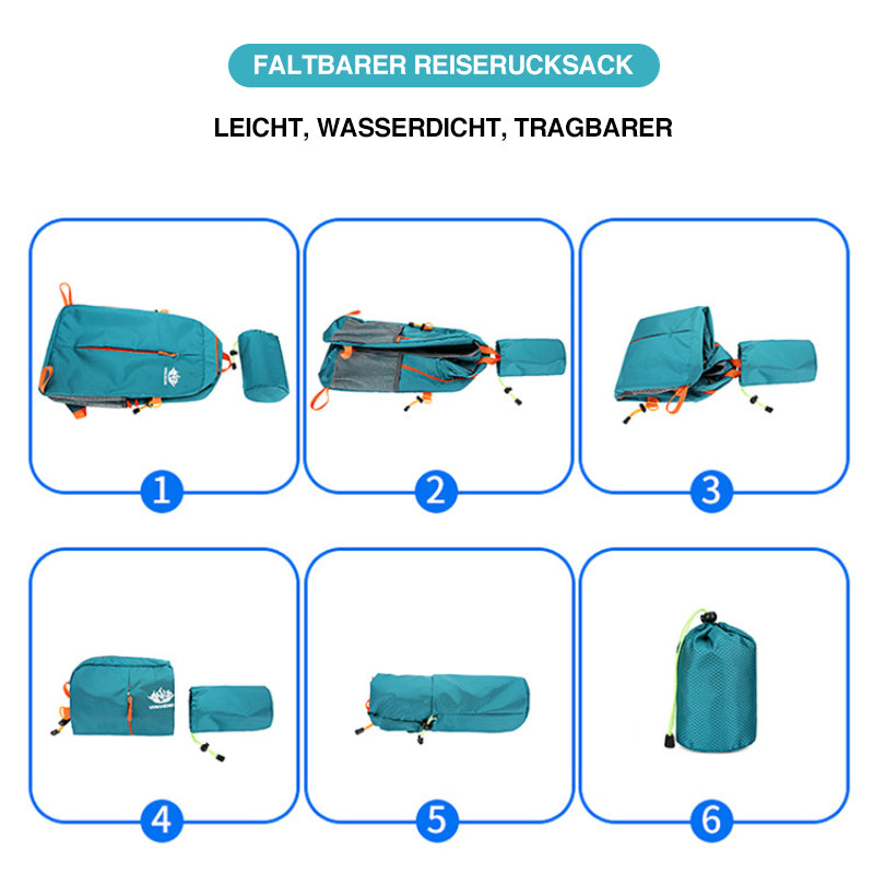 Multifunktionaler Faltbarer Outdoor-Reiserucksack