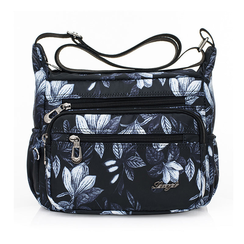 Lässige Leichte Blumen-Umhängetasche Aus Nylon