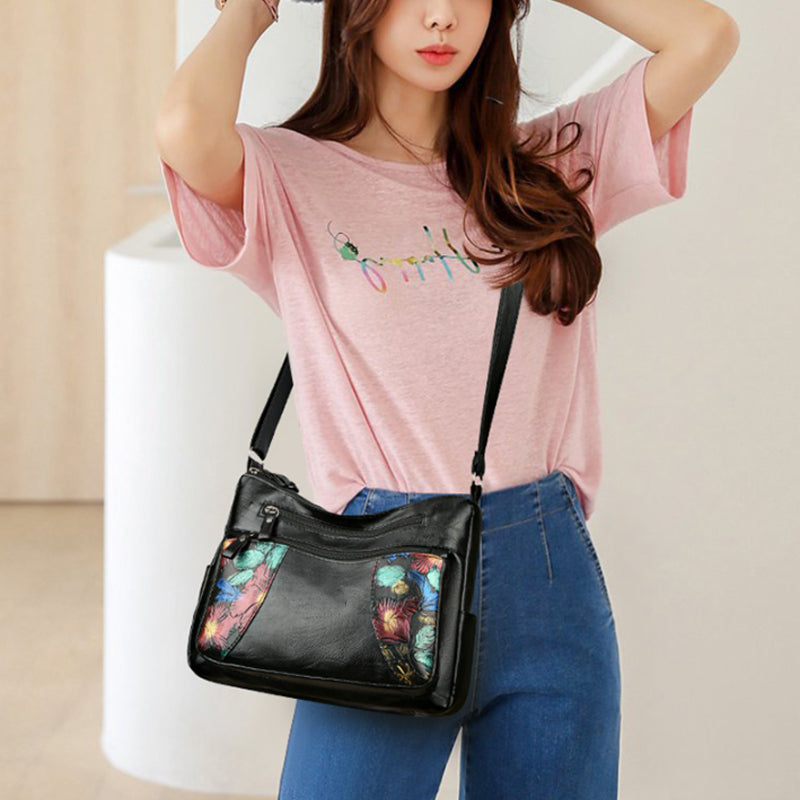 Bedruckte Schultertasche für Damen