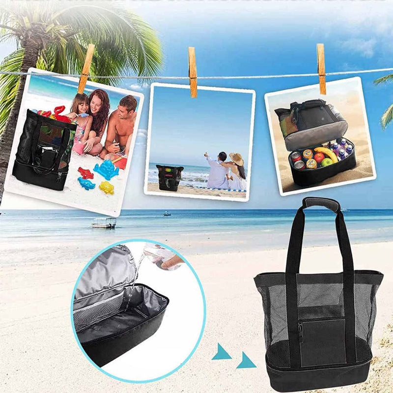 Tragbare Strandtasche mit hoher Kapazität