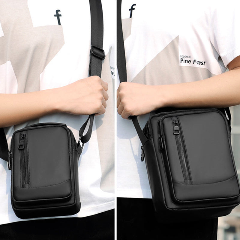 Lässige Outdoor-Schultertasche für Herren