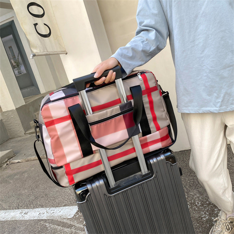 Faltbare Reisetasche mit Trocken-/Nasstrennung
