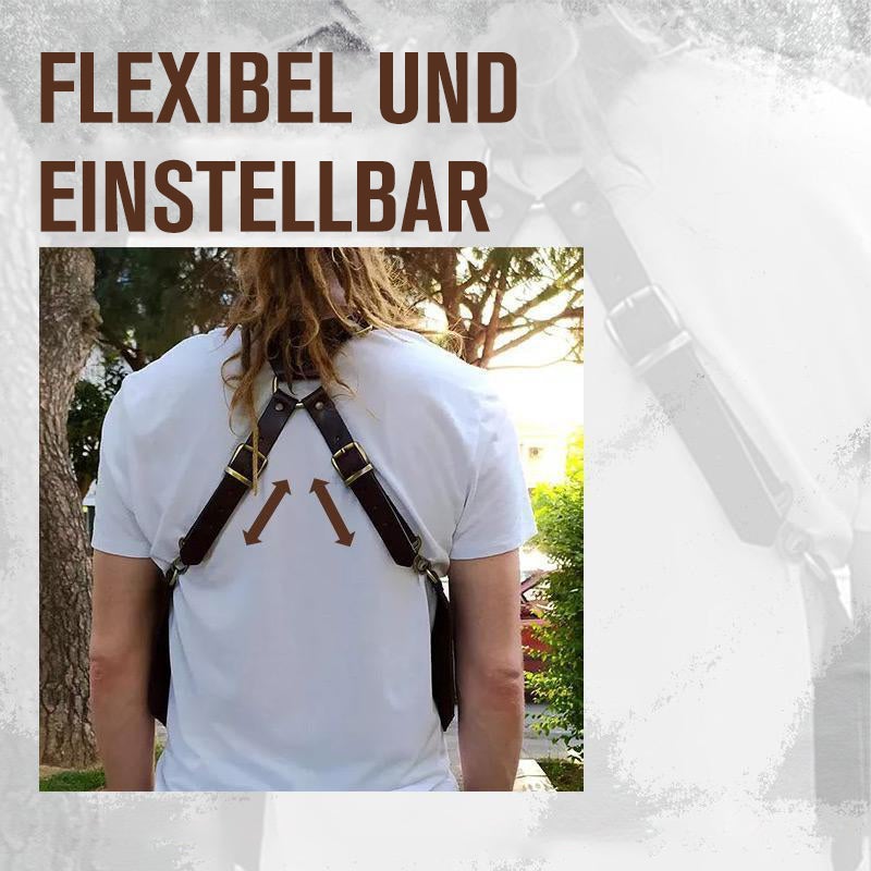 Doppelter Schulter Achseltasche