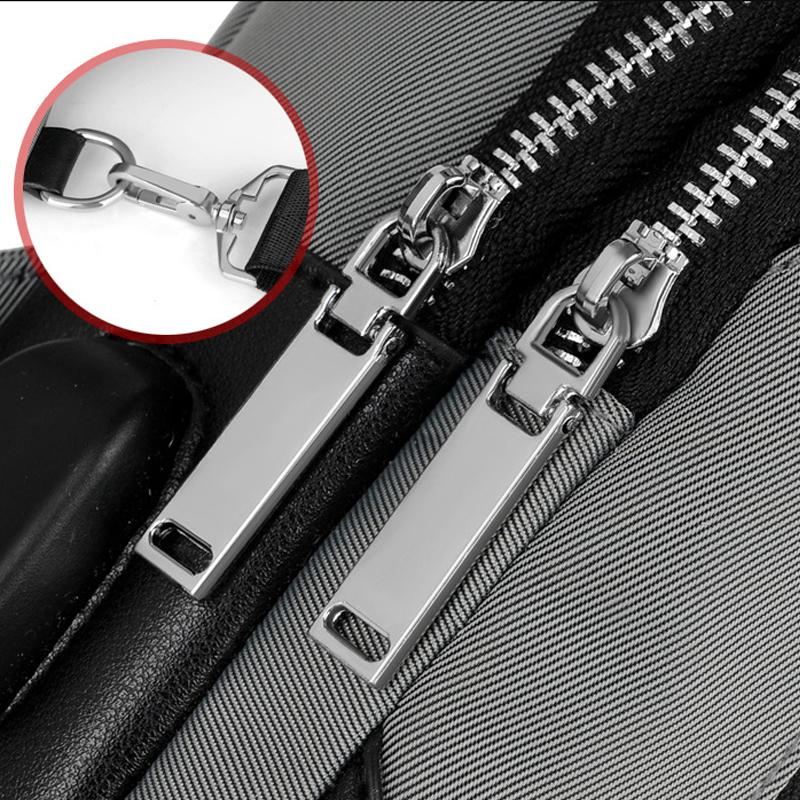 Lässige USB-Brusttasche