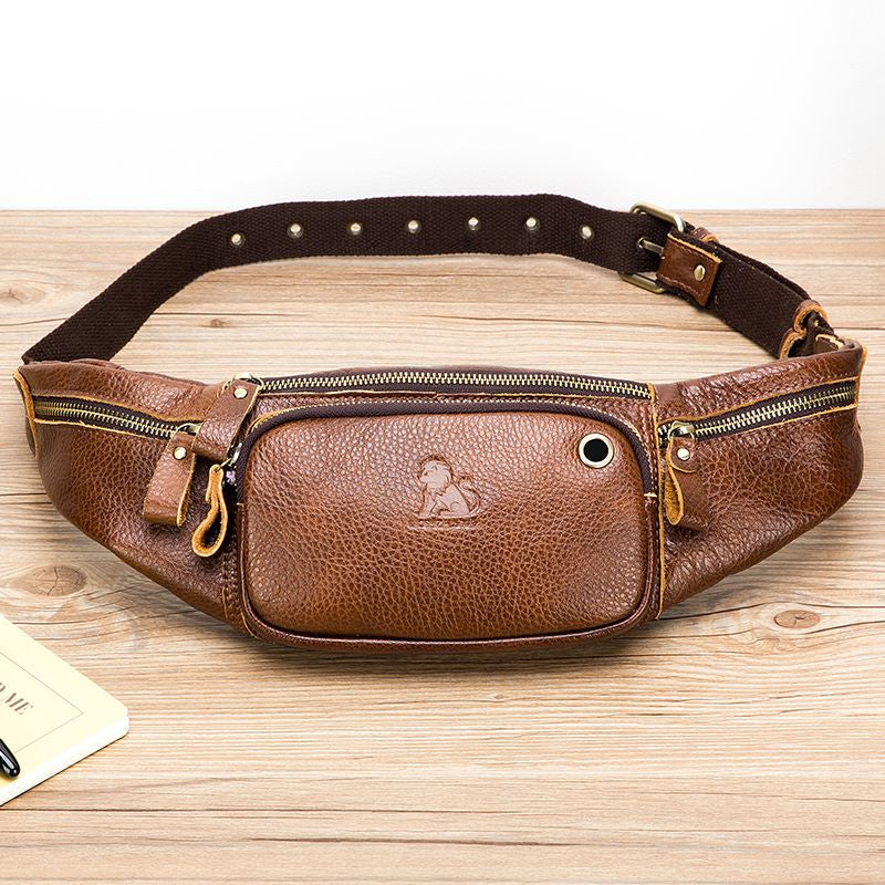 Multifunktionale Retro-Hüfttasche mit mehreren Taschen