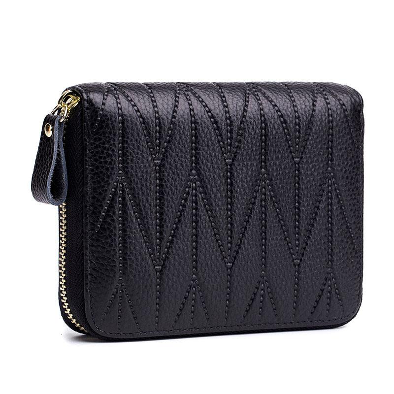 Damen Exquisite Geldbörse Aus Edlem Leder