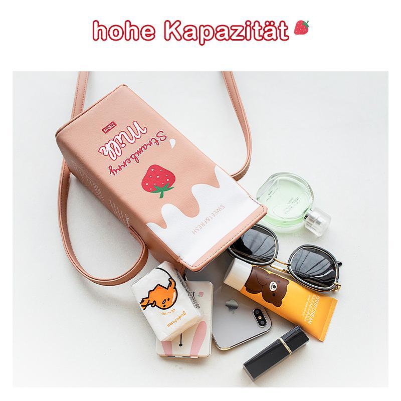Süße Milchkarton Umhängetasche / Handytasche
