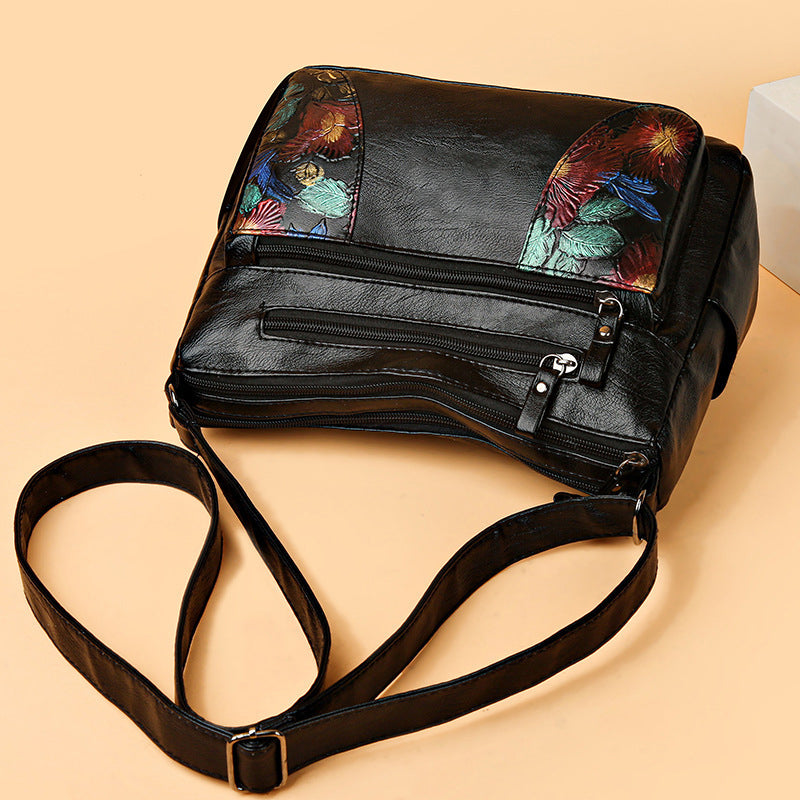 Bedruckte Schultertasche für Damen